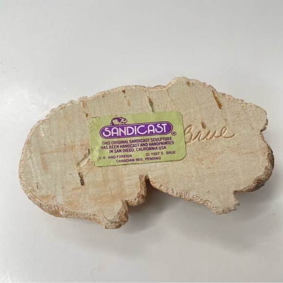 Vintage Sandicast Sleeping  Shar pei Dog - Picture 2 of 9